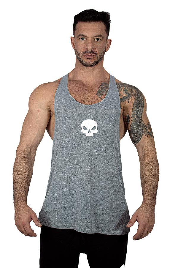 REGATA BLACK SKULL SYMBOL CINZA