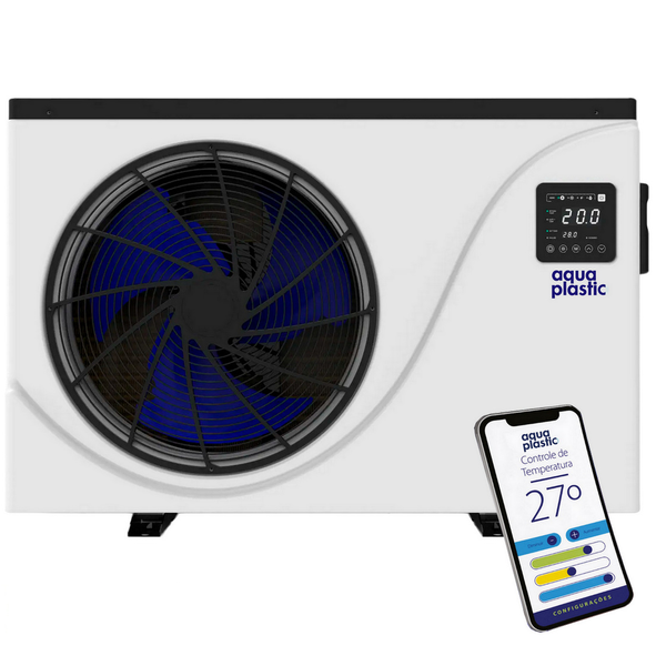 Trocador De Calor Inverter Wi-Fi 25 à 50 Mil Litros 220V - Aqua Plastic