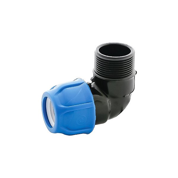 Joelho PP De Rosca Macho 75mm x 2-1/2''