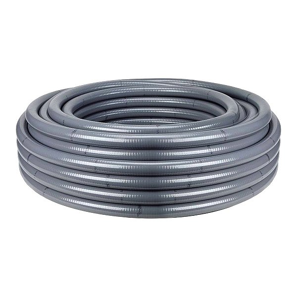 Tubo PVC-U Flexível 50mm de 50m - Hidroflex