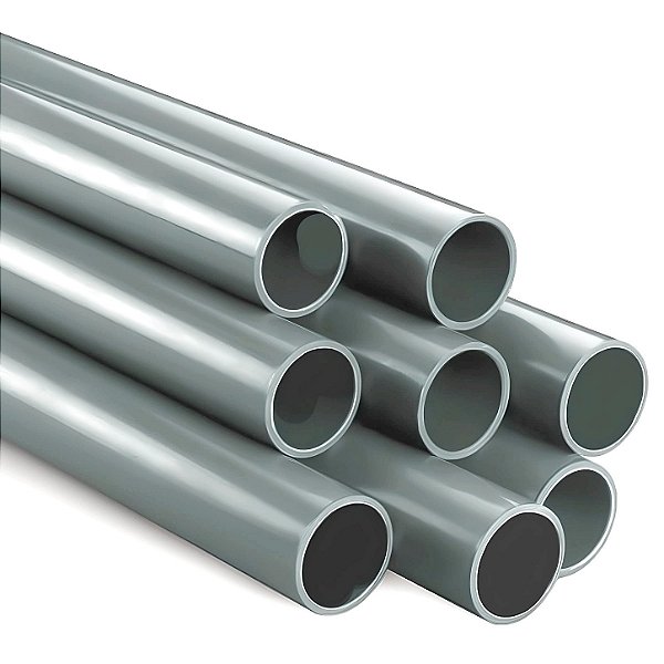 Kit 2 Tubos CPVC SCH80 1/2" Barra 3 Metros