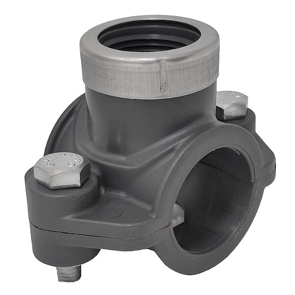 Colar De Tomada PP Reforçado Inox NPT 1" X 1/2"