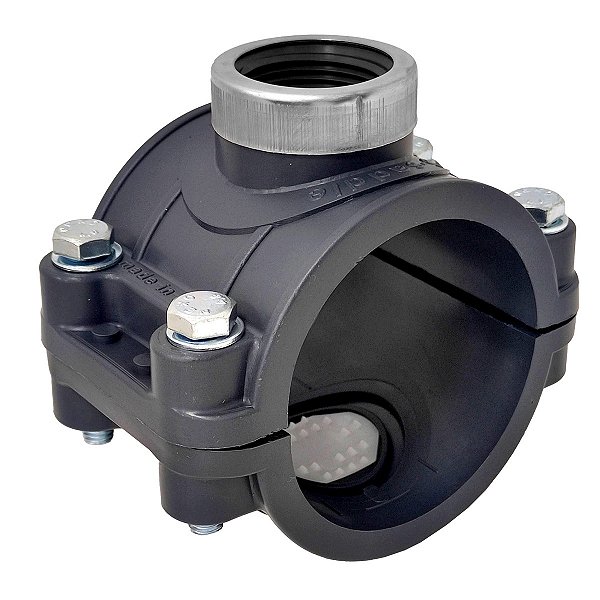 Colar De Tomada PP Reforçado Inox NPT 1.1/2" X 1"