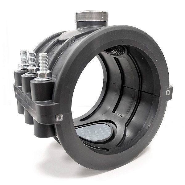 Colar De Tomada PP Reforçado Inox NPT 6" X 1/2"