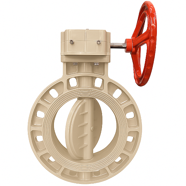 Válvula Borboleta PP-H EPDM PN10 D.75-2 1/2" - Aqua Plastic