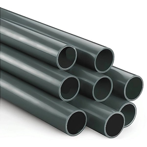 Kit 2 Tubos PVC-U PN10 25mm - Barra 2,9 Metros - Aqua Plastic