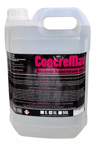 DETERGENTE DESINCRUSTANTE CONCREMAX 5 LITROS VISAO QUIMICA