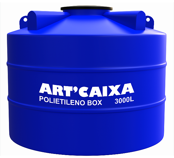 Tanque de água ARTCAIXA Box vertical polietileno 3.000 Litros