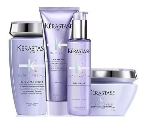 Kit Kérastase Blond Absolu Ultra-violet Sh+ Cond+ Masc+ Leave-in