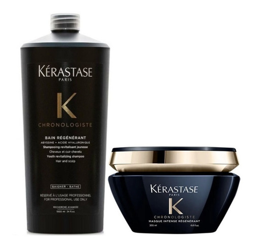 Kit Kérastase Chronologiste Shampoo 1L + Mascara 200g