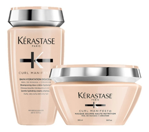 Kit Kérastase Curl Manifesto Shampoo 250mls + Máscara 200g