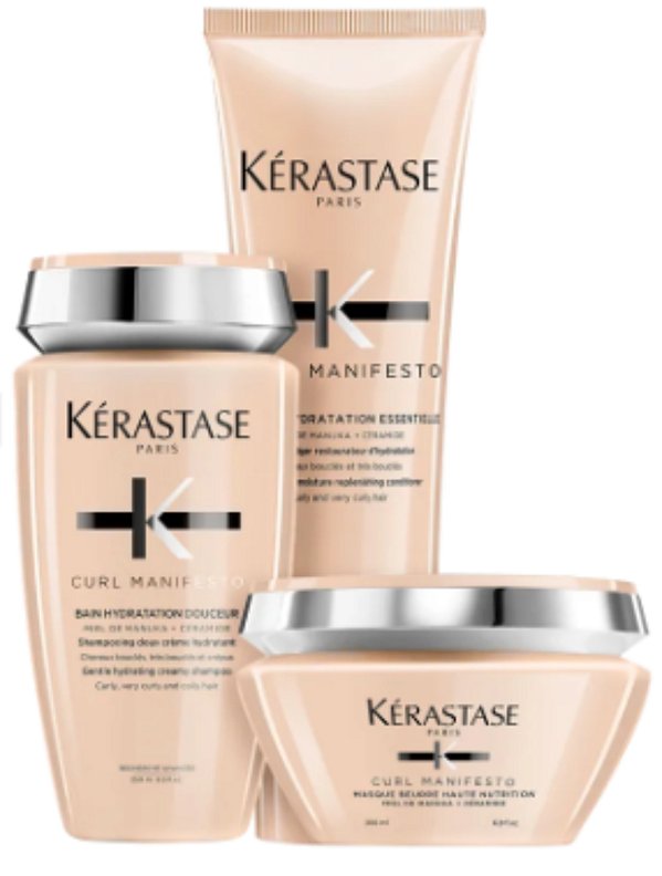 Kit Curl Manifesto Shampoo+ Condicionador+ Máscara Pq Kluxo