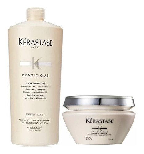 Kit Kérastase Densifique Densité Shampoo 1L + Máscara 200g