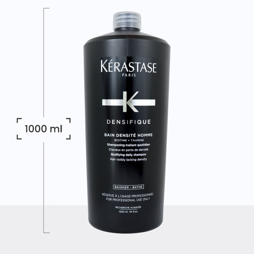 Kérastase Densifique - Shampoo Bain Densité Homme - 1000ml