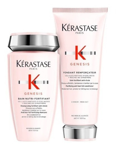 Kit Kérastase Genesis Bain Nutri Shampoo 250mls+ Cond 200mls