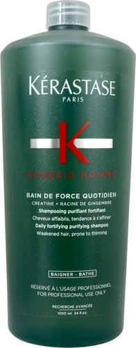 Kérastase Genesis Homme Bain De Force - Shampoo 1L