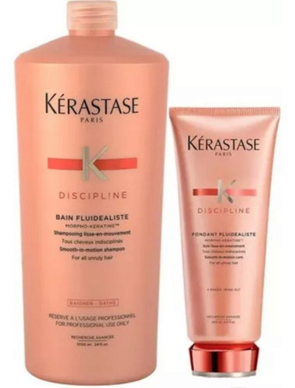 Kit Kérastase Discipline Sh Fluidealiste 1 Litro +cond 200ml