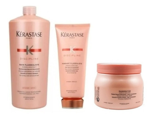 Kit Kérastase Fluidealiste Sh 1 Litro + Cond+ Másc Gd