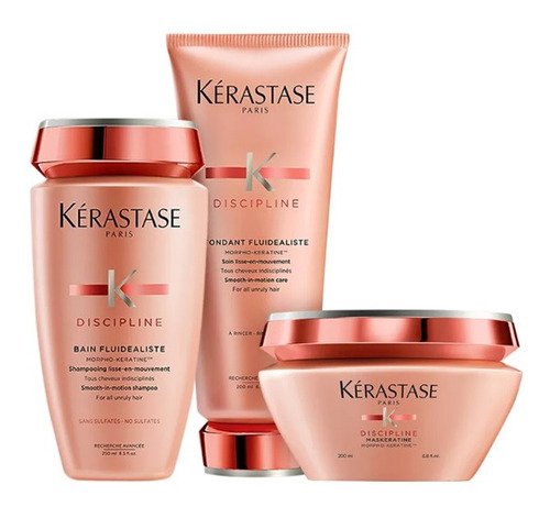 Kit Kérastase Discipline Fluidealiste Shampoo+ Cond+ Másc Pq