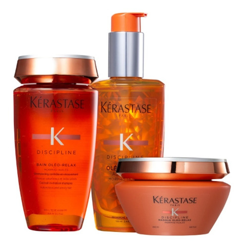 Kit Kérastase Discipline Oléo Relax Shampoo+ Másc E Oléo Pq