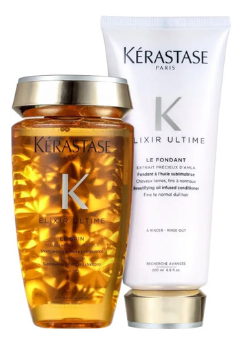 Kit Kérastase Elixir Ultime Shampoo 250ml+ Condi 200ml