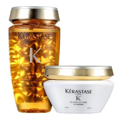 Kit Kérastase Elixir Ultime Shampoo 250ml+ Máscara 200g