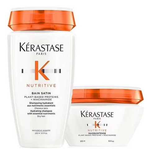 Kit Kérastase Nutritive Bain Satin 250ml+ Masquintense 200ml