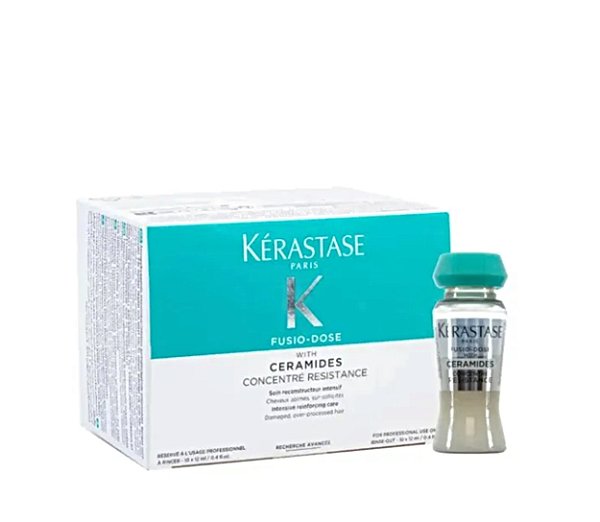 Kérastase Fusio Dose Résistance With Ceramides - Caixa Ampola 10x12ml