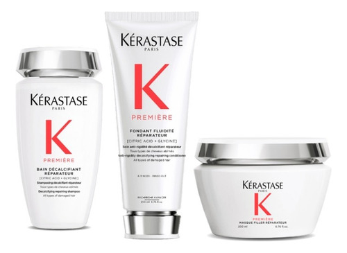 Kit Kérastase Premiere Shampoo 250ml+ Cond 200ml+ Máscara Pq