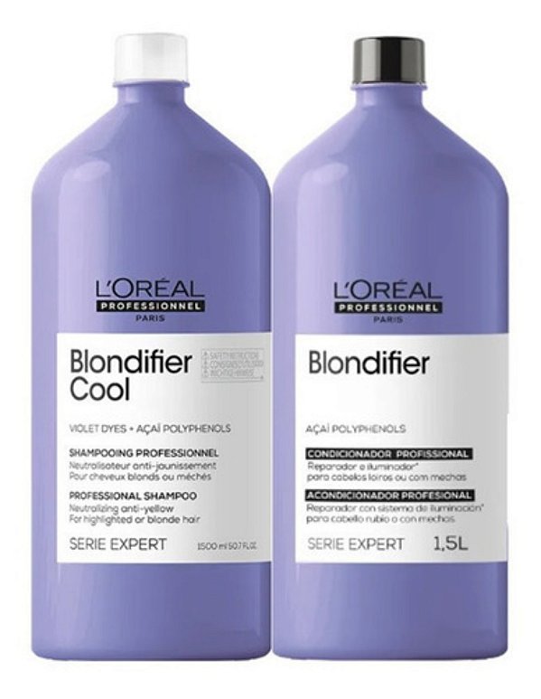 Kit Loreal Professionnel Sh + Cond Blondifier Cool 1,5L