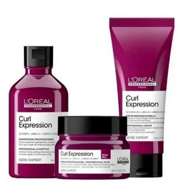 Kit Loréal Professionnel Curl Expression Sh+ Másc+ Leave-in