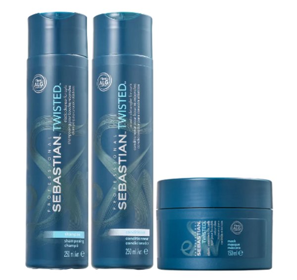 Kit Sebastian Twisted Curls Sh 250ml+ Cond 250ml+ Masc 150ml