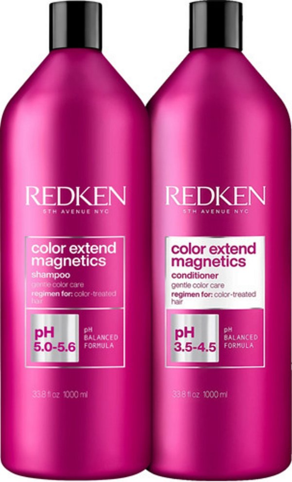 Kit Redken Color Extend Magnetics Shampoo+ Cond 1 Litro