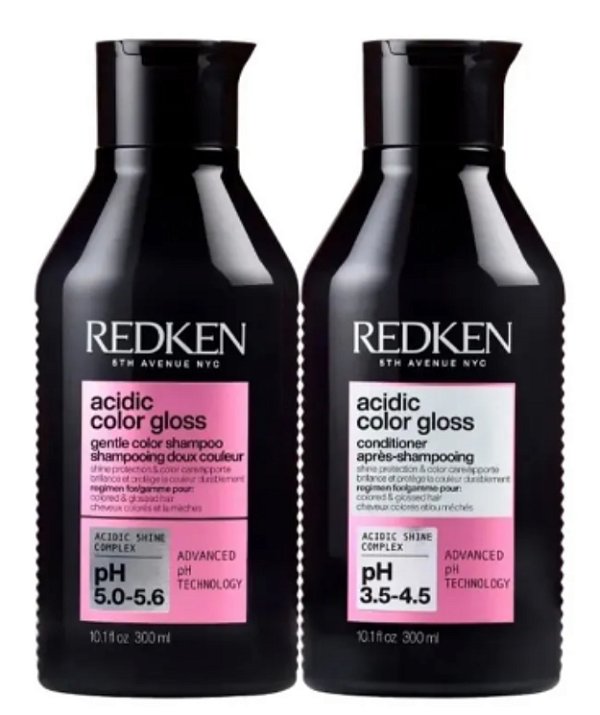 Kit Redken Acidic Color Gloss Shampoo 300ml + Cond 300ml