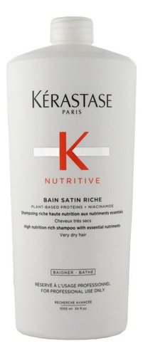 Kérastase Nutritive Bain Satin Riche - Shampoo 1L
