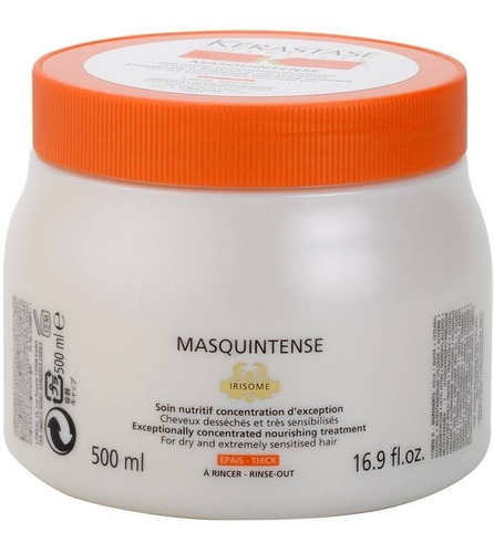 Kérasatase Nutritive Máscara Masquintense Grossos 500grs
