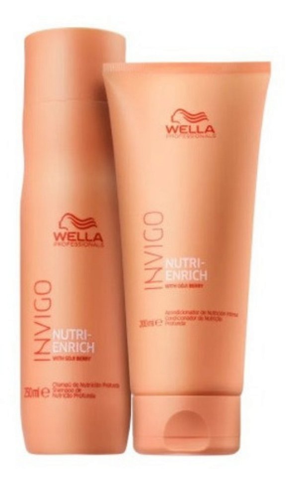 Kit Wella Nutri Enrich Shampoo 250ml + Condicionador 200ml
