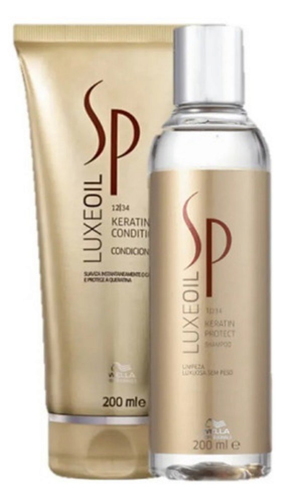 Kit Wella Sp Luxe Oil Keratin Shampoo + Condicionador 200mls