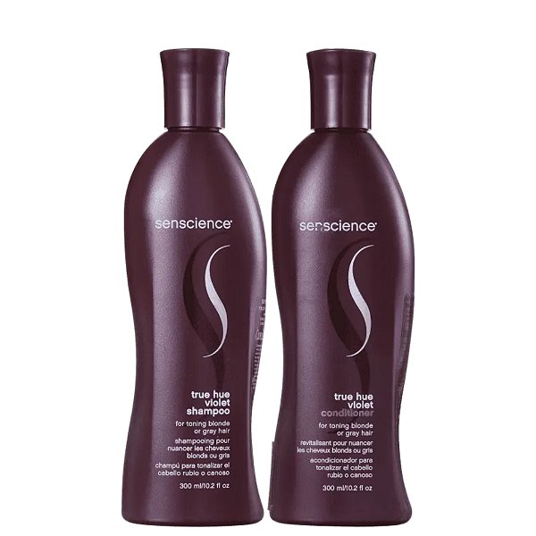 Kit Senscience True Hue Violet Shampoo 300ml+ Condicionador 300ml