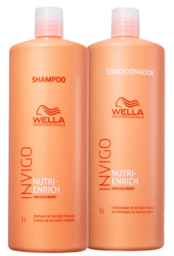 Kit Wella Invigo Nutri-enrich Shampoo + Condicionador 1l