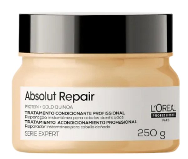 Loréal Absolut Repair Gold Quinoa Máscara Grossos 250g