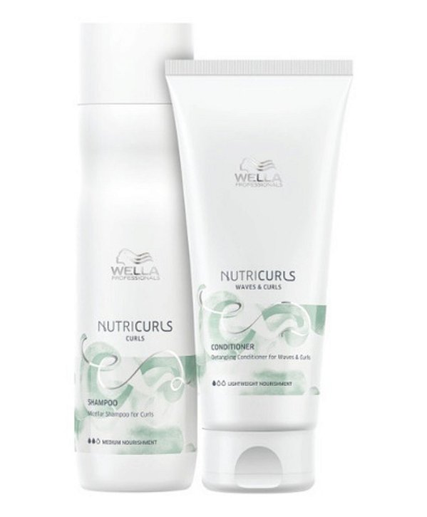 Kit Wella Professionals Nutricurls Shampoo 250ml+ Cond 200ml