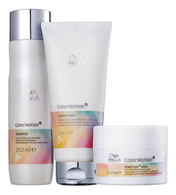 Kit Wella Professionals Color Motion+ Shampoo+ Másc+ Cond Pq