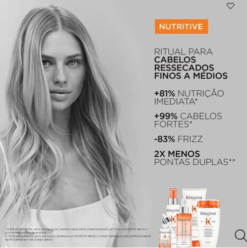 Kit Kérastase Nutritive Bain Satin 1L + Masquintense 500gr