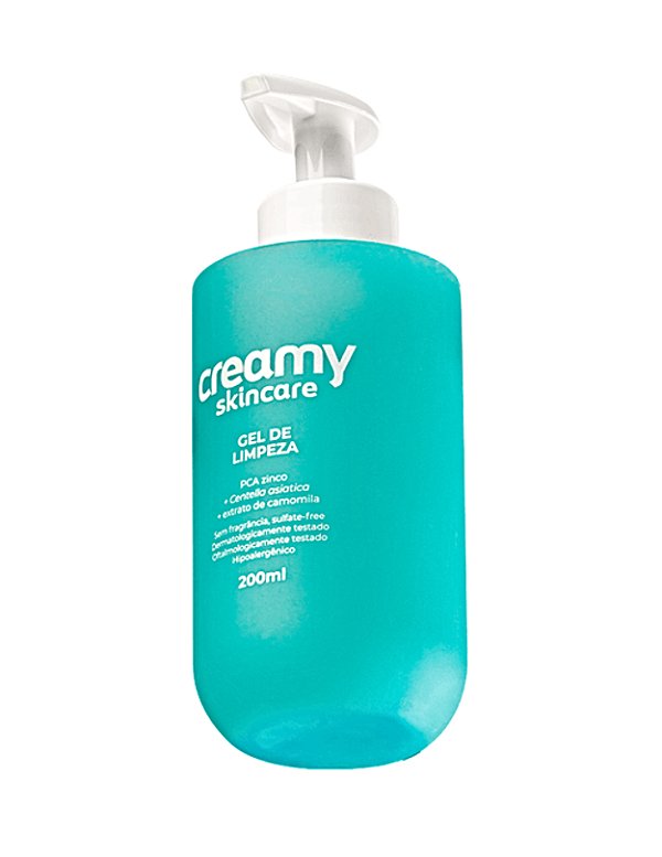 Creamy Skincare Gel de Limpeza Antioleosidade 200mls