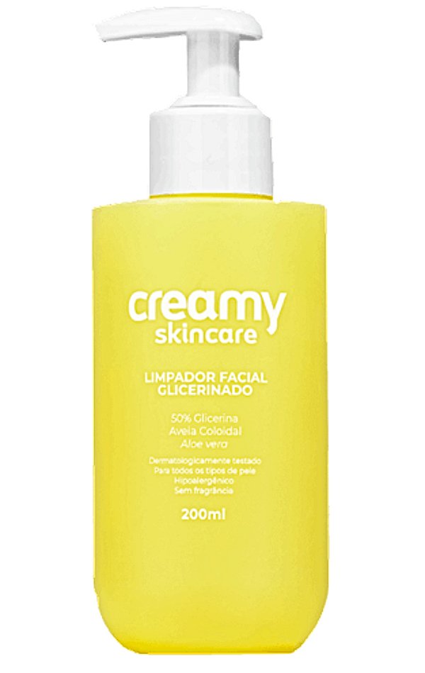 Creamy Skincare Limpador Facial Glicerinado 200mls