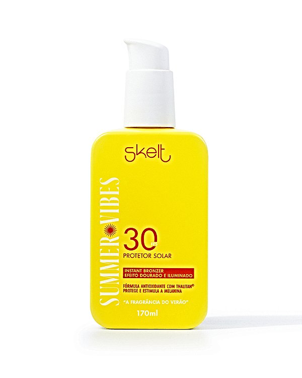 Skelt Protetor Solar com Instant Bronzer FPS 30 170mls