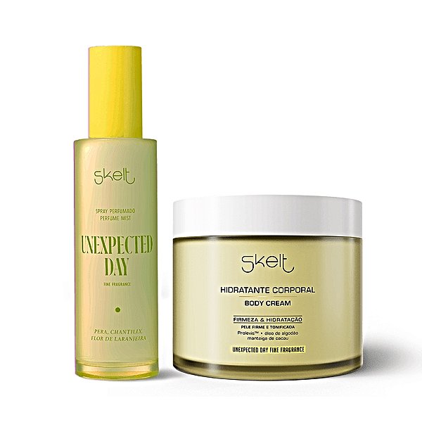 Kit Skelt Unexpected Day Hidratante Corporal+ Spray Perfumado