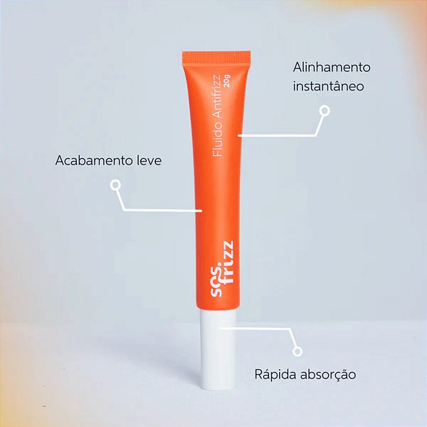 SOS Frizz Fluido Antifrizz- Alinhador de Fios 20g
