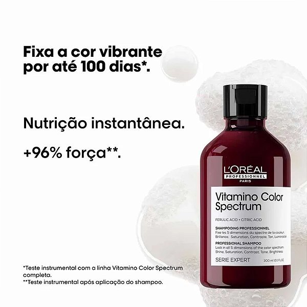 Kit Loréal Vitamino Color Spectrum Shampoo 300ml+Sérum 50ml